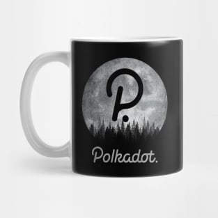 Vintage Polkadot DOT Coin To The Moon Crypto Token Cryptocurrency Blockchain Wallet Birthday Gift For Men Women Kids Mug